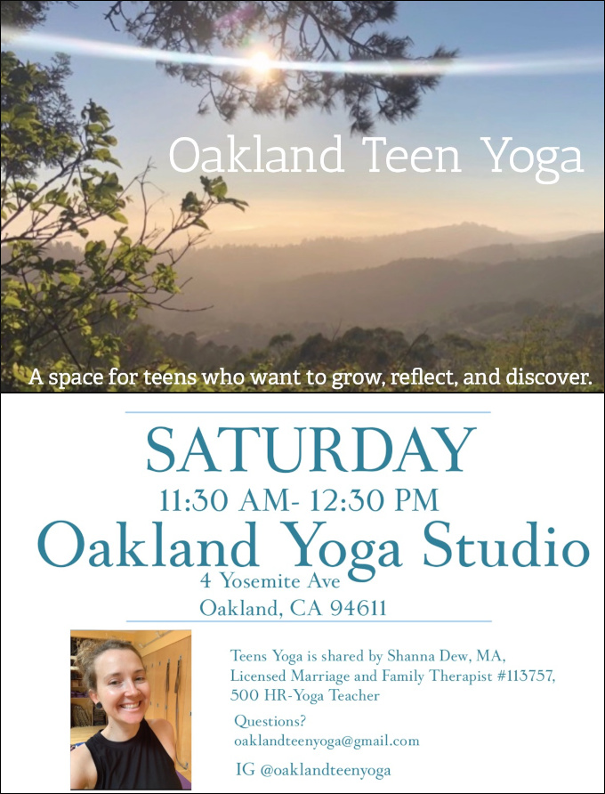 teens yoga flyer